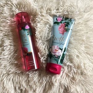 Hello Beautiful Bath and Body Works Mist and Cream